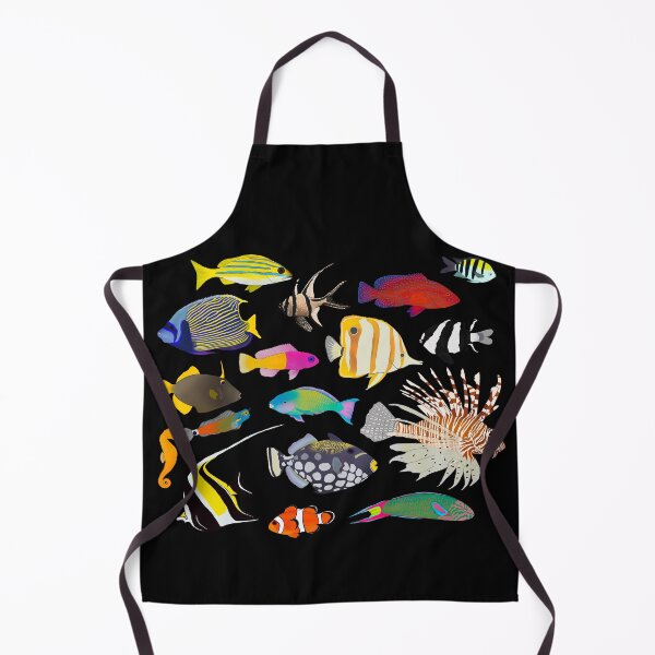 Item preview, Coral Reef Fishes (Dark) designed and sold by WestCoastWoods.