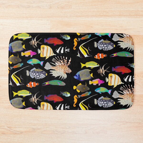 Item preview, Coral Reef Fishes (Dark) designed and sold by WestCoastWoods.