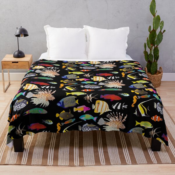 Item preview, Coral Reef Fishes (Dark) designed and sold by WestCoastWoods.