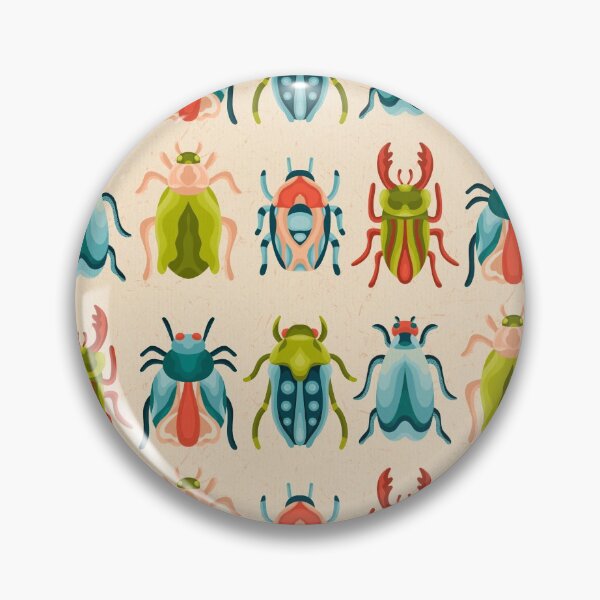 Item preview, Mid Century Colorful Bugs designed and sold by Simplulina.