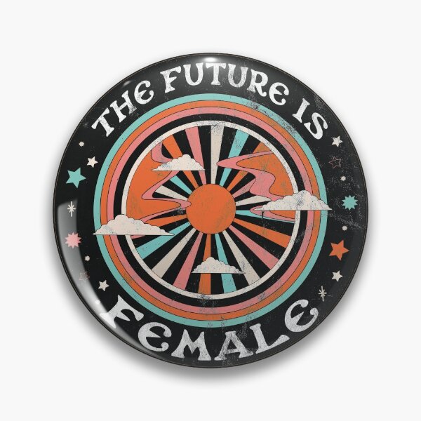 Item preview, "The Future Is Female" Retro Distressed 70's Feminist Text designed and sold by XXRebellion.