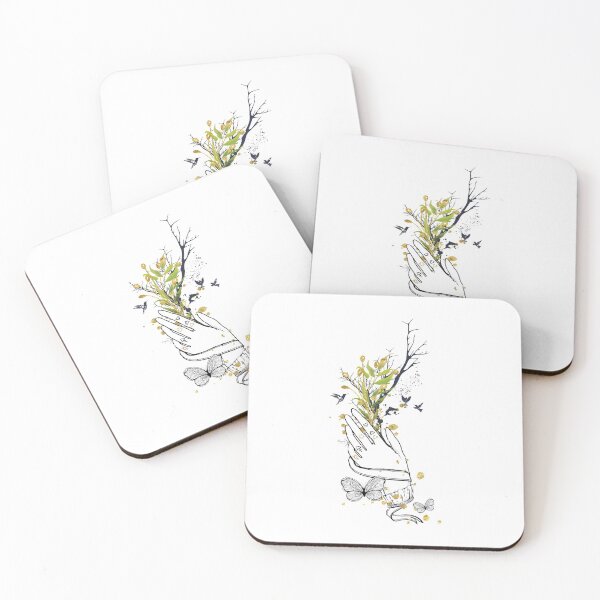 Item preview, Hand Grasping Bohemian Art Vector Artwork Tattoo Style Floral designed and sold by art-fox.