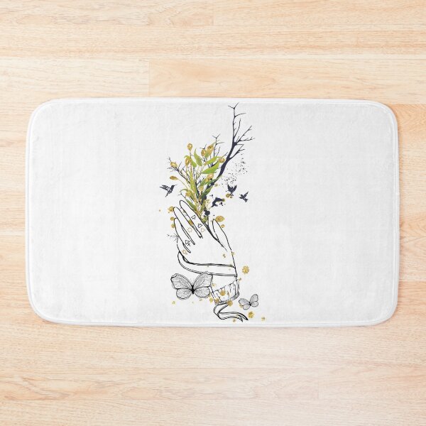 Item preview, Hand Grasping Bohemian Art Vector Artwork Tattoo Style Floral designed and sold by art-fox.