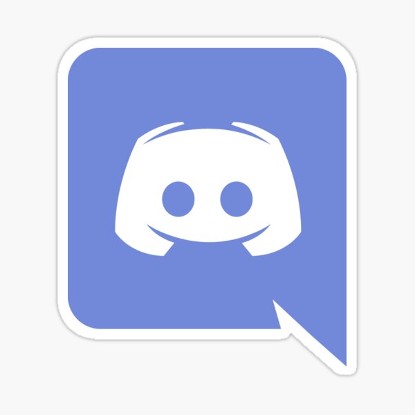 Discord Old Logo (pegatina y más) Pegatina