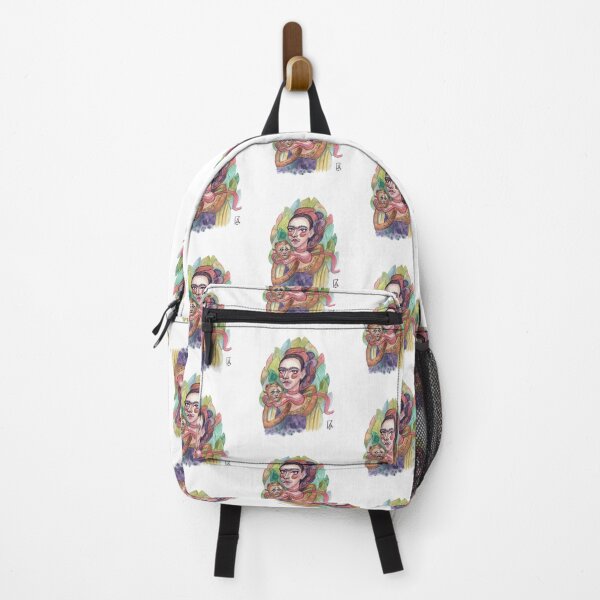 Item preview, Frida Kahlo with capuchin monkeys designed and sold by gromik396.