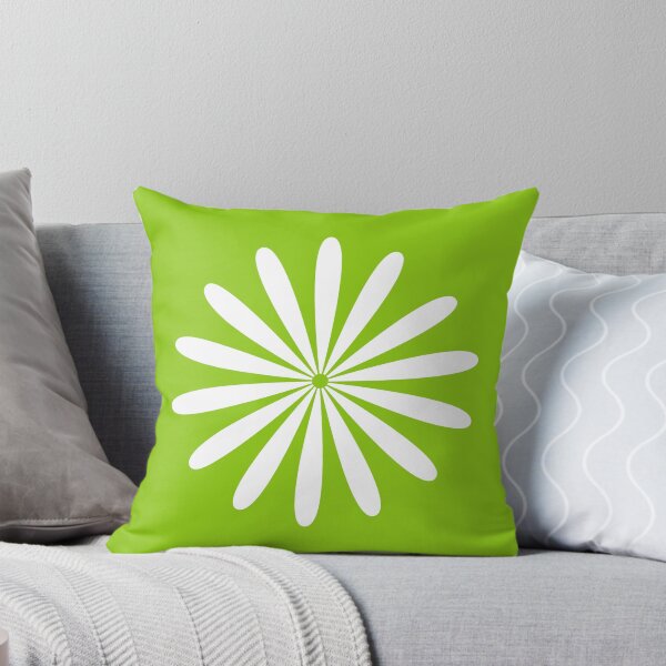 Item preview, Big Daisy Retro Minimalism in Lime Green and White designed and sold by kierkegaard.