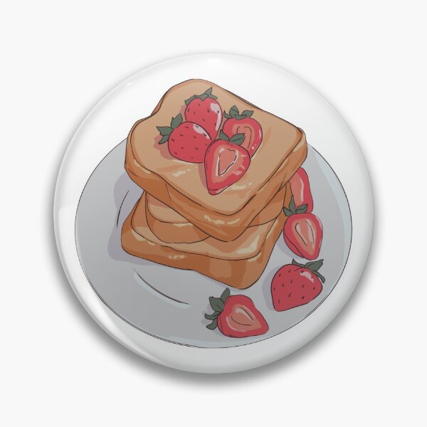 Artikelvorschau, Erdbeer-French-Toast entworfen und verkauft von Veriepear.