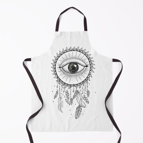 Item preview, Single Eye Crystal Bohemian Art Vector Artwork Tattoo Style Floral designed and sold by art-fox.