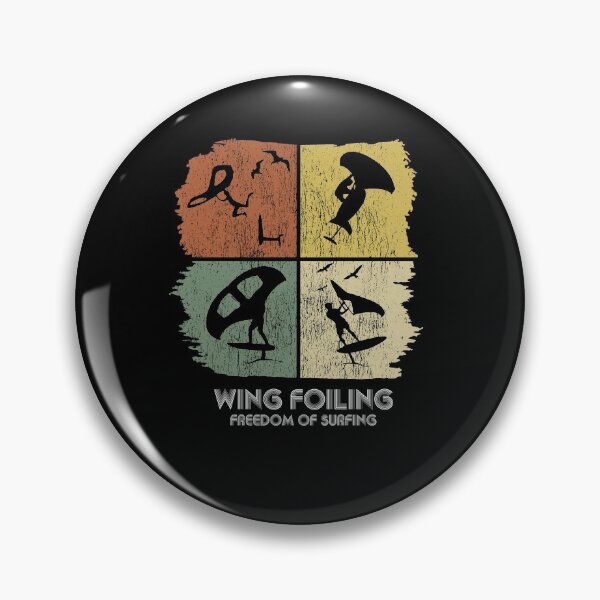 Item preview, Wing Foiling Retro Vintage designed and sold by Grimbart.