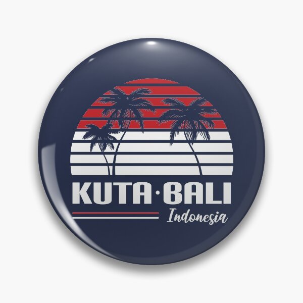 Item preview, Kuta Bali Indonesian Flag Summer Design designed and sold by CynthiaGraphics.