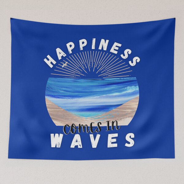 Item preview, Happiness Comes In Waves designed and sold by Designs By YL.