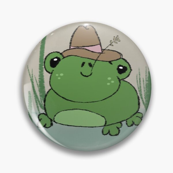 Cowboy Frog Pin