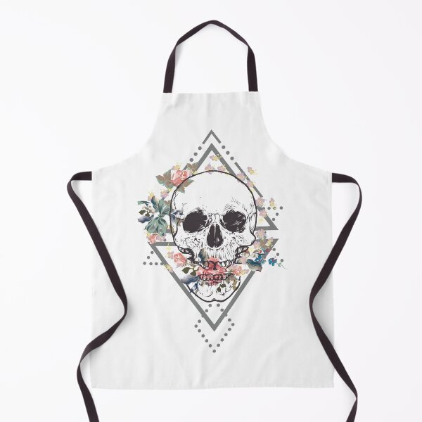 Item preview, Skull Crystal Bohemian Art Vector Artwork Tattoo Style Floral designed and sold by art-fox.