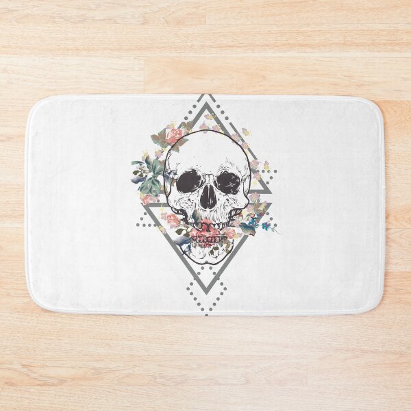 Item preview, Skull Crystal Bohemian Art Vector Artwork Tattoo Style Floral designed and sold by art-fox.