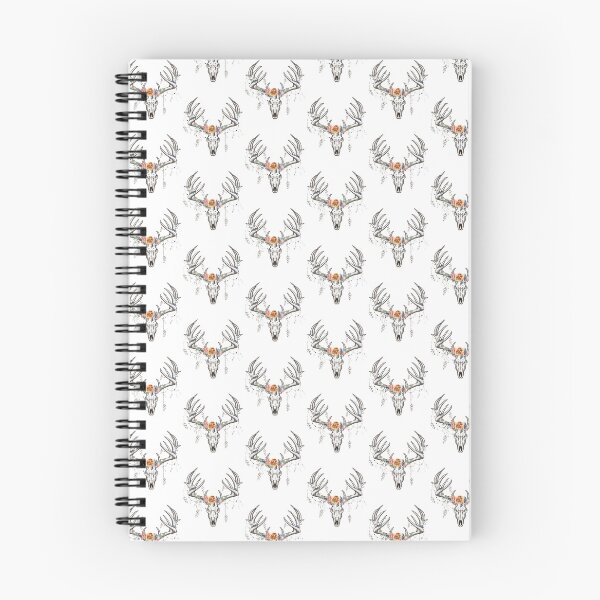 Item preview, Antler Skull Crystal Bohemian Art Vector Artwork Tattoo Style Floral designed and sold by art-fox.