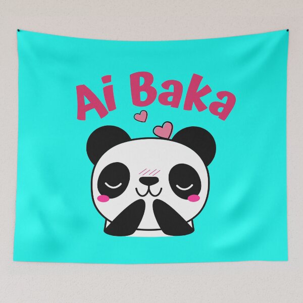 Item preview, The cutest kawaii panda? Ai Baka! designed and sold by 1Neko.