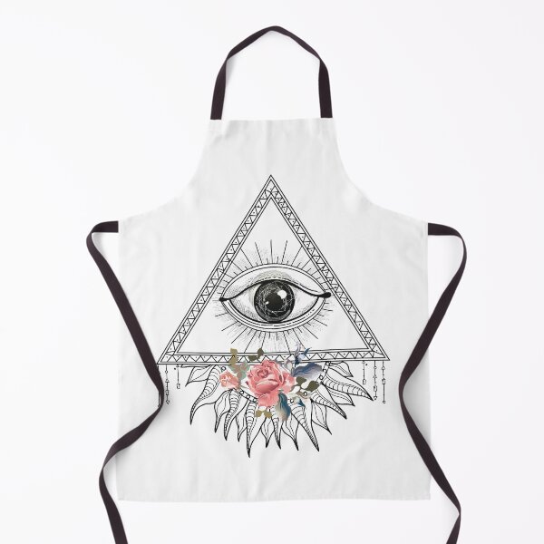 Item preview, Illuminati Seeing Eye Bohemian Art Vector Artwork Tattoo Style Floral designed and sold by art-fox.