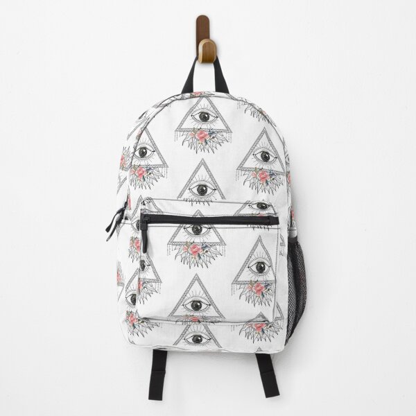 Item preview, Illuminati Seeing Eye Bohemian Art Vector Artwork Tattoo Style Floral designed and sold by art-fox.