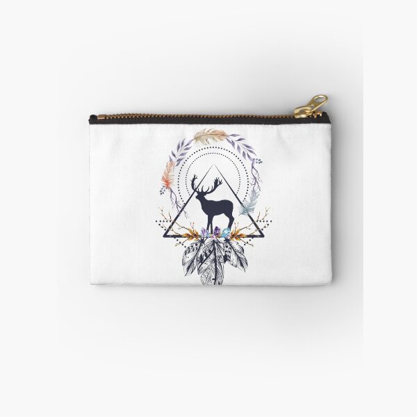 Item preview, Deer Silhouette Bohemian Art Vector Artwork Tattoo Style Floral designed and sold by art-fox.