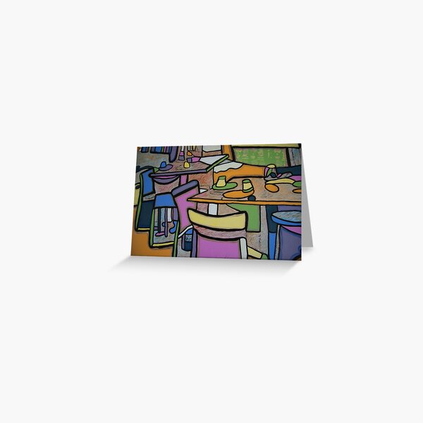 Urban Culture - Cafe Life Greeting Card