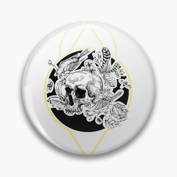 Item preview, Flower Skull Bohemian Art Vector Artwork Tattoo Style Floral designed and sold by art-fox.