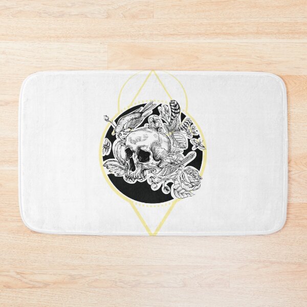 Item preview, Flower Skull Bohemian Art Vector Artwork Tattoo Style Floral designed and sold by art-fox.