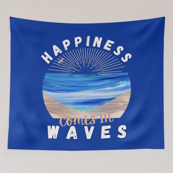 Item preview, Happiness Comes In Waves designed and sold by Designs By YL.