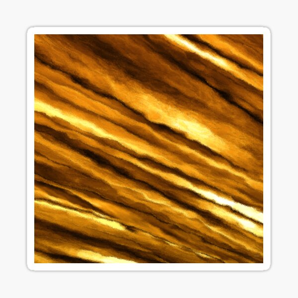Soft, Amber Strands Sticker