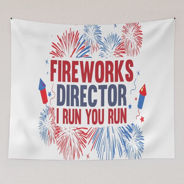 Item preview, Fireworks Director I Run You Run designed and sold by AmethystMurad.