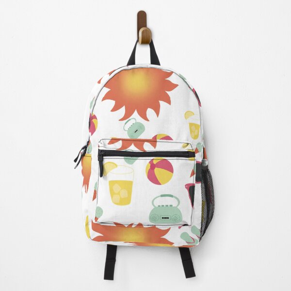 Item preview, Summer Essentials Backpack White designed and sold by artbymjohnston.
