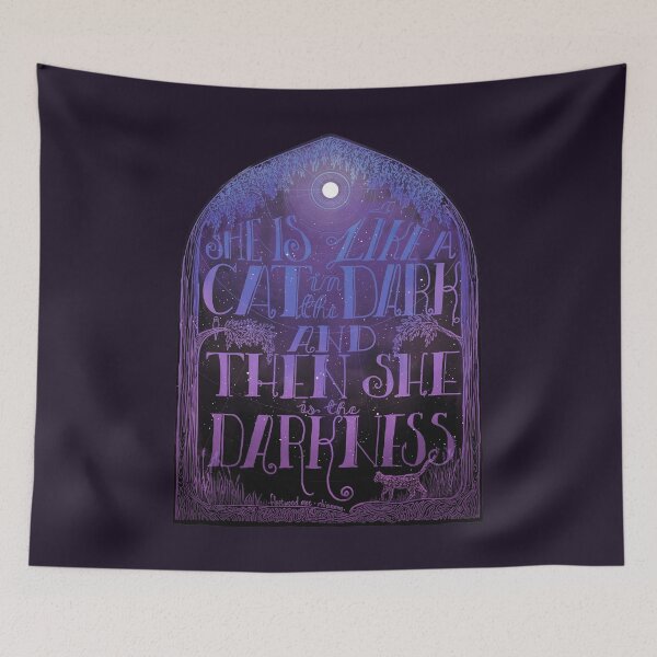 Item preview, She is like a cat in the dark designed and sold by traveleroama.