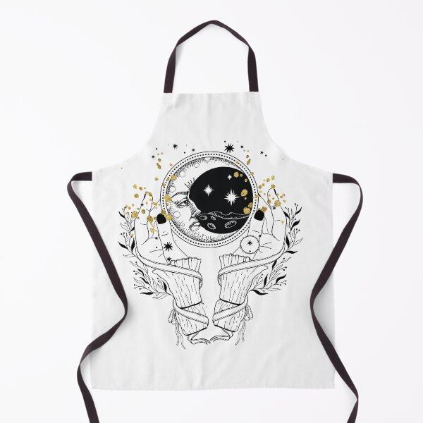 Item preview, Holding Mirror Moon Bohemian Art Vector Artwork Tattoo Style Floral designed and sold by art-fox.