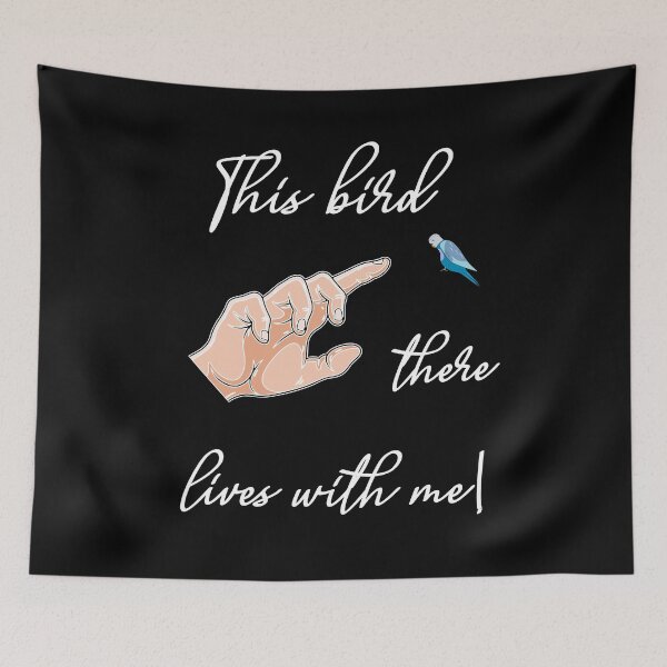Item preview, This bird lives with me. designed and sold by Bodino.