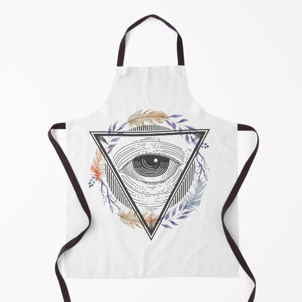 Item preview, All Seeing Eye Bohemian Art Vector Artwork Tattoo Style Floral designed and sold by art-fox.