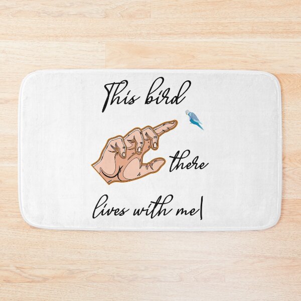 Item preview, This bird lives with me. designed and sold by Bodino.