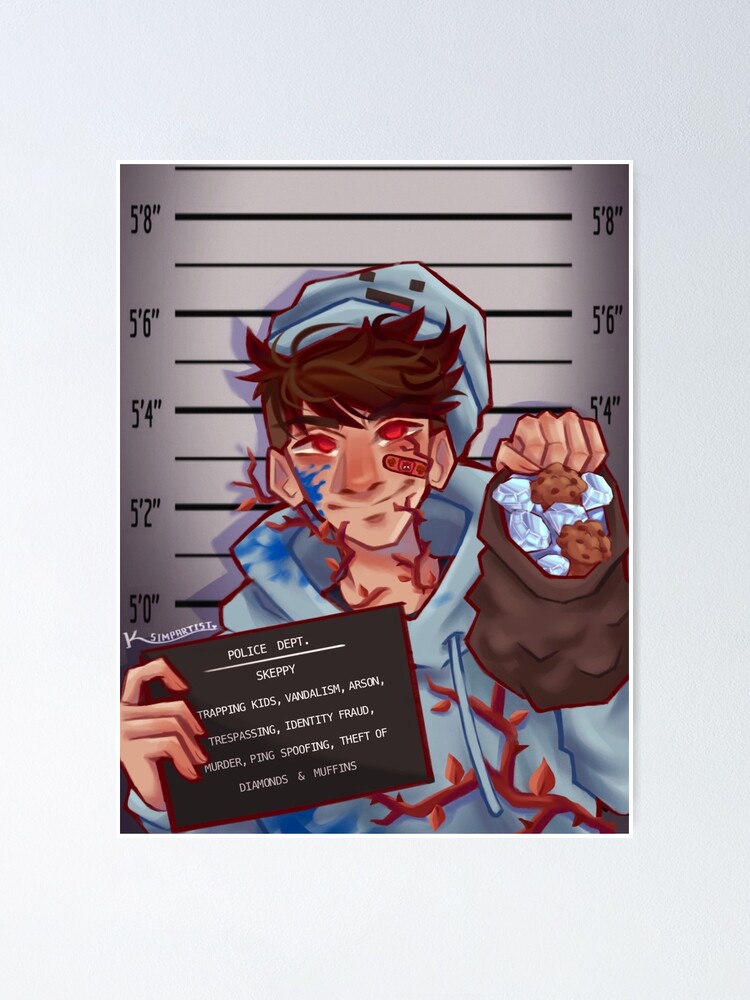 TommyInnit Mugshot Poster for Sale by ksimpartist