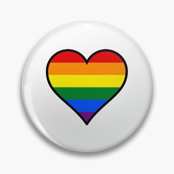 Item preview, Rainbow Pride Heart designed and sold by Friend of Frogs.