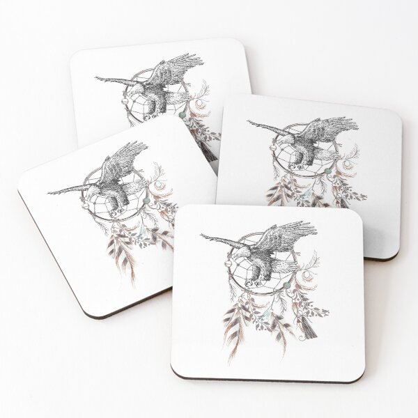 Item preview, Eagle Art Vector Artwork Tattoo Style Floral designed and sold by art-fox.