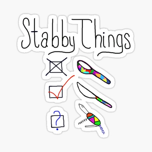 Item preview, Sid City Social Club - Stabby Things designed and sold by Sid City.