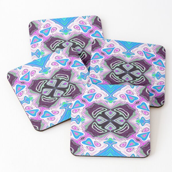 Item preview, Happy Place Pink Blue White Purple Green designed and sold by Sector18.