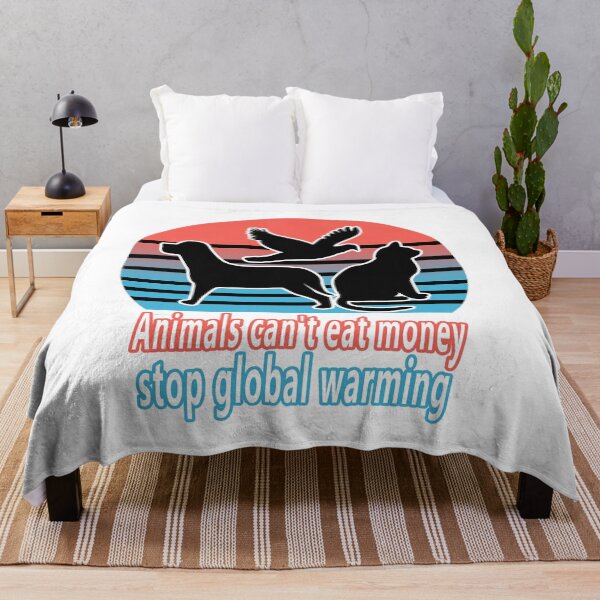 Item preview, Fuuny animal Animals can't eat money stop global warming , gift idea for lovers animal designed and sold by Mac Store.