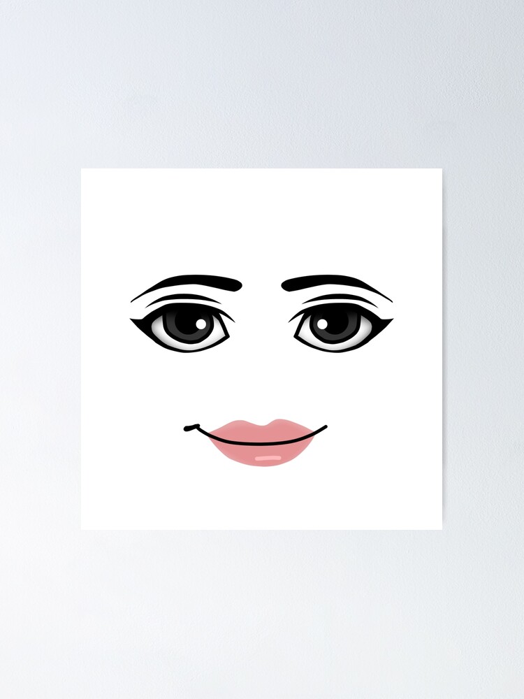 Roblox Woman Face (Hd) " Poster By -Nonstandard- | Redbubble Roblox Woman Face (Hd) " Poster By -Nonstandard- | Redbubble