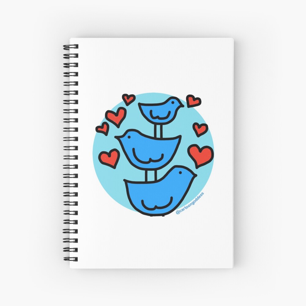 Item preview, Spiral Notebook designed and sold by cartoongoddess.