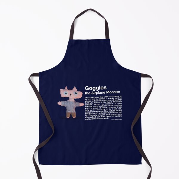 Item preview, Goggles the Airplane Monster designed and sold by SAMGordonART.