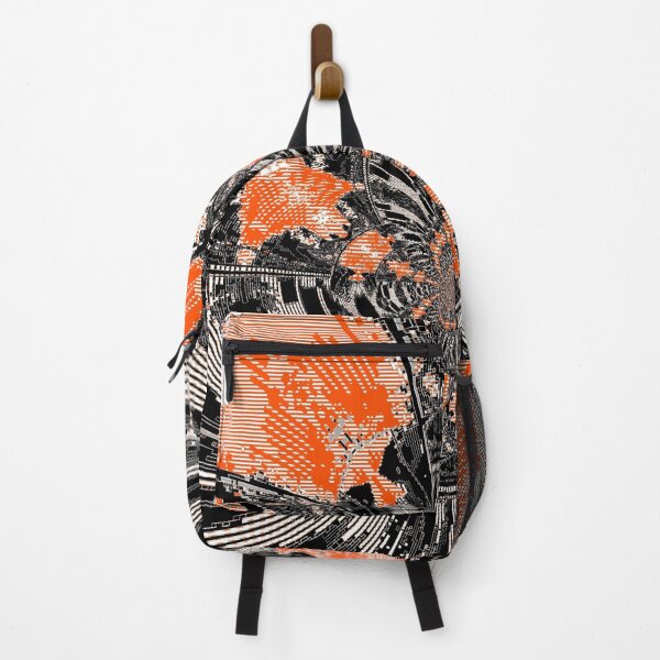 Item preview, Geometric Orange/Black/White  designed and sold by KevenTees.