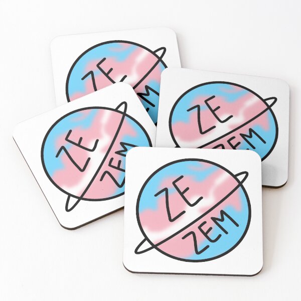 Item preview, pronoun planet ze/zem designed and sold by rosecoloredeboy.