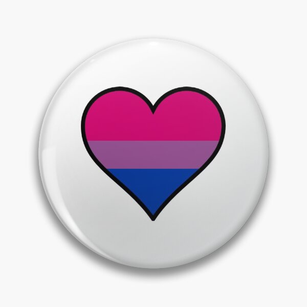 Item preview, Bisexual Pride Heart designed and sold by Friend of Frogs.