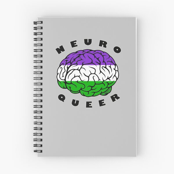 Item preview, Neuroqueer Brain - Genderqueer designed and sold by AutisticBanshee.