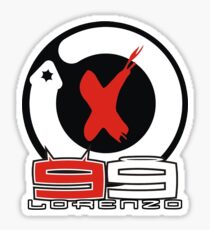 Jorge Lorenzo #99 / Por Fuera Sticker