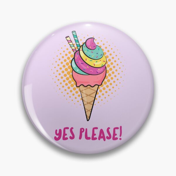 Item preview, Yes Please - Always Yes to Ice Cream! designed and sold by Purrfecta.